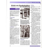 2002-4/1 - Schutz von Baudenkmälern vor Zerstörung – Holz - Seite 1